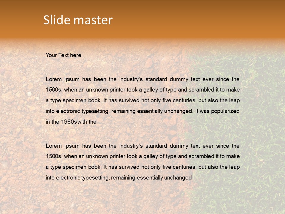 Plant Brown Soil PowerPoint Template