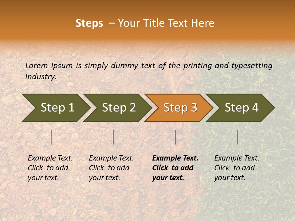 Plant Brown Soil PowerPoint Template