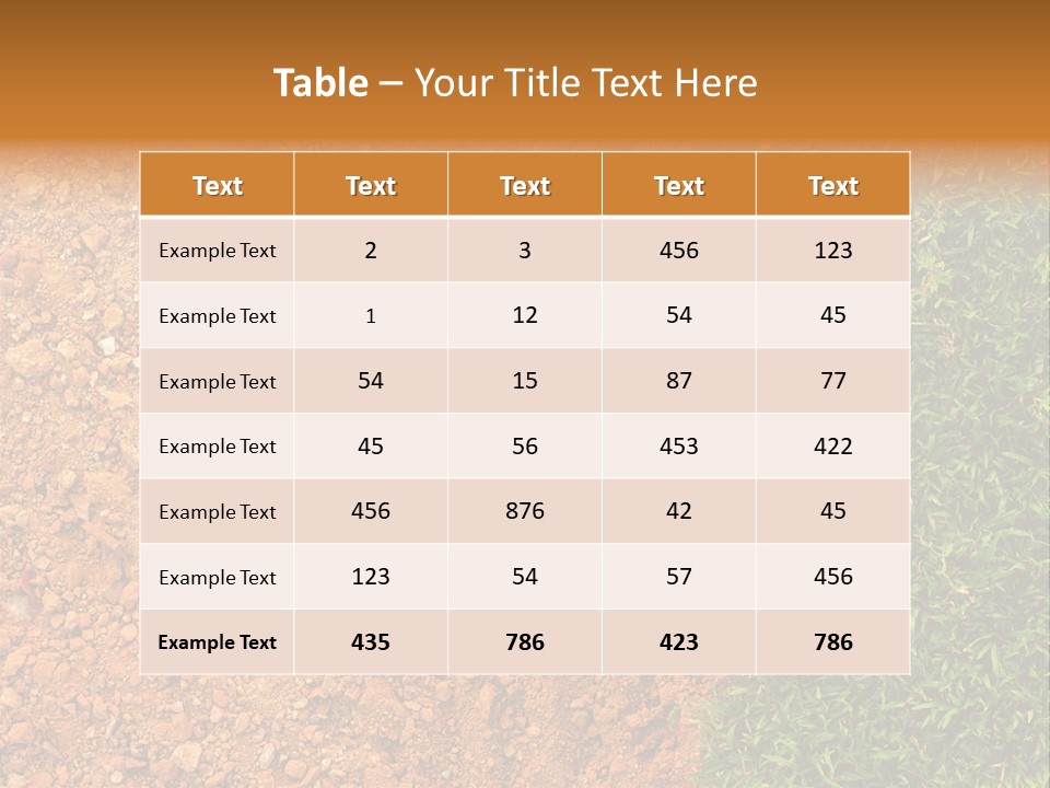 Plant Brown Soil PowerPoint Template