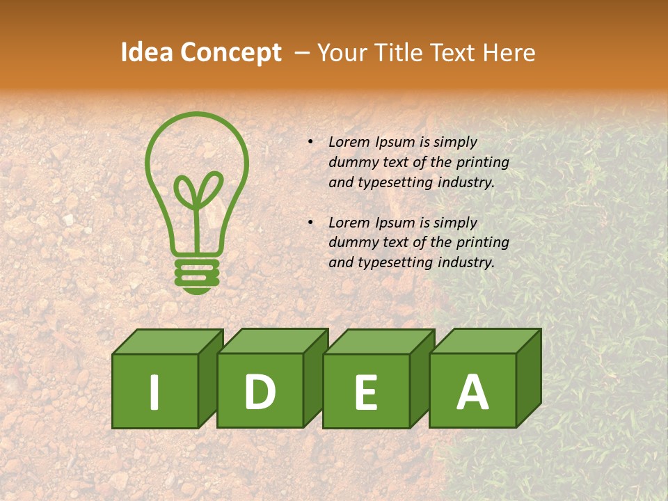 Plant Brown Soil PowerPoint Template