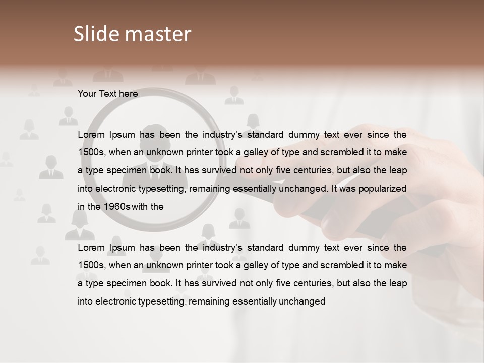 Staffer Male Executive PowerPoint Template