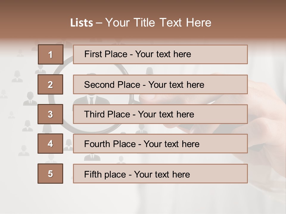 Staffer Male Executive PowerPoint Template
