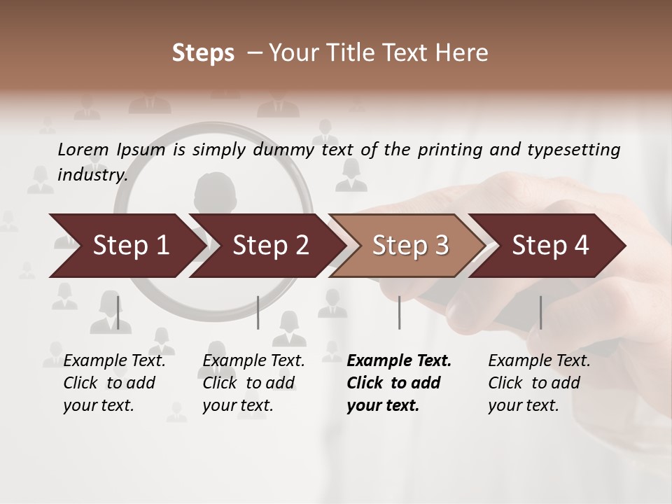 Staffer Male Executive PowerPoint Template