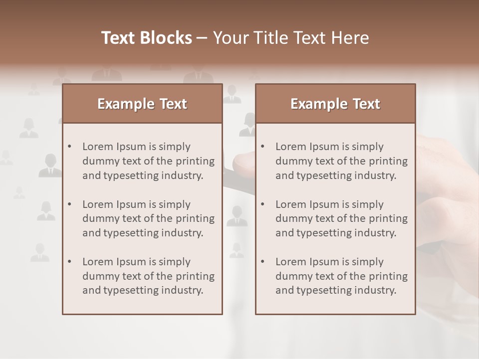 Staffer Male Executive PowerPoint Template