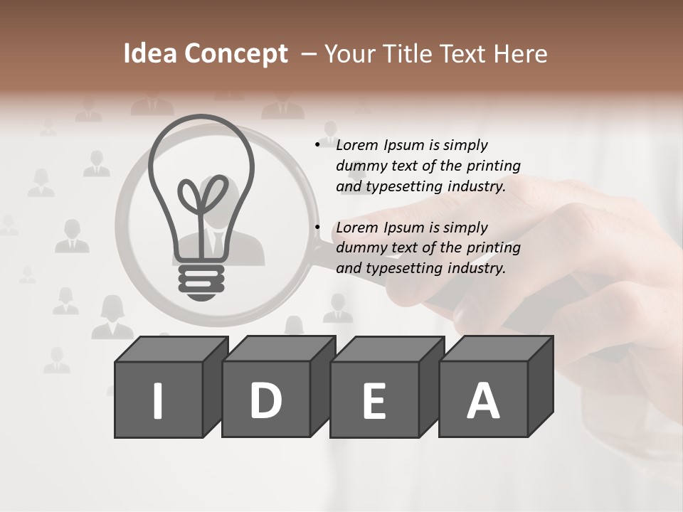 Staffer Male Executive PowerPoint Template