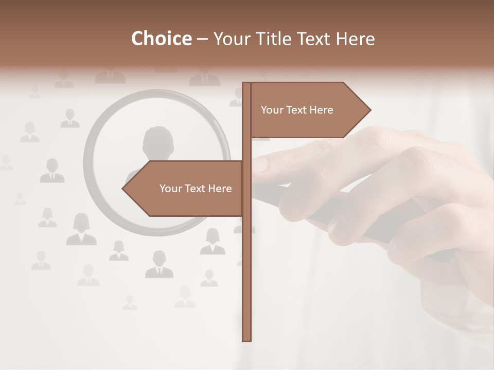 Staffer Male Executive PowerPoint Template