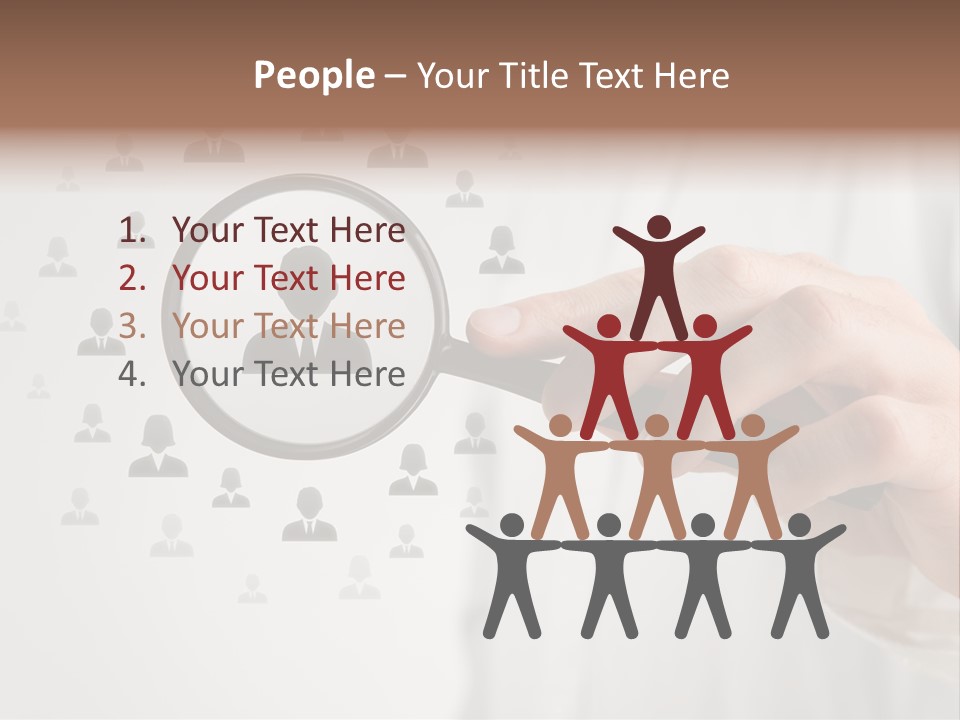 Staffer Male Executive PowerPoint Template