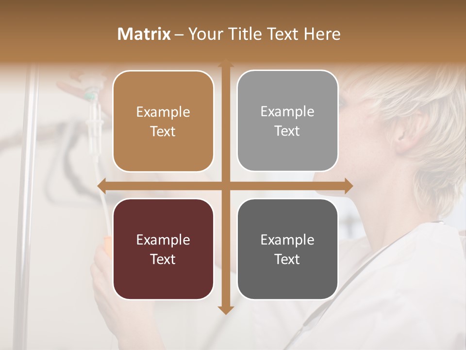 Suspended Nursing Treatment PowerPoint Template