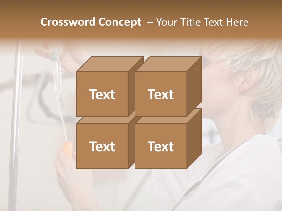 Suspended Nursing Treatment PowerPoint Template