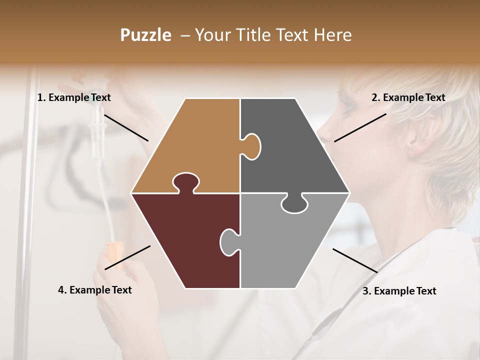 Suspended Nursing Treatment PowerPoint Template