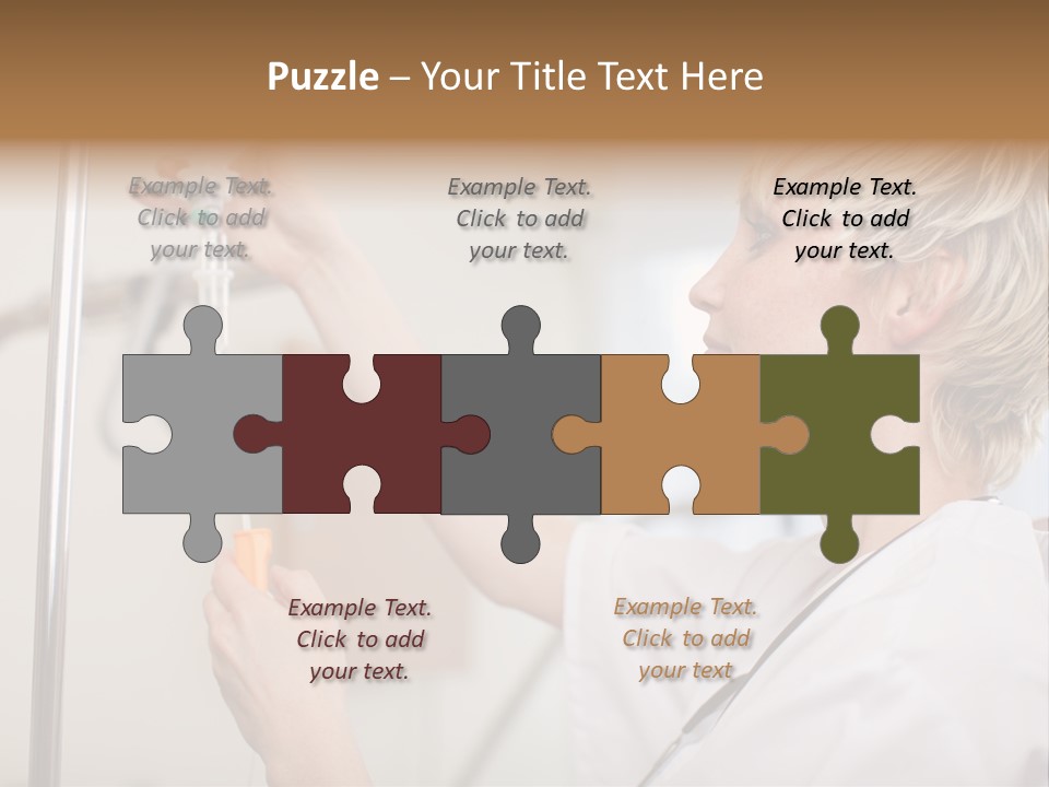 Suspended Nursing Treatment PowerPoint Template