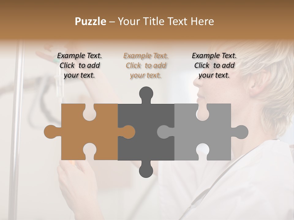 Suspended Nursing Treatment PowerPoint Template