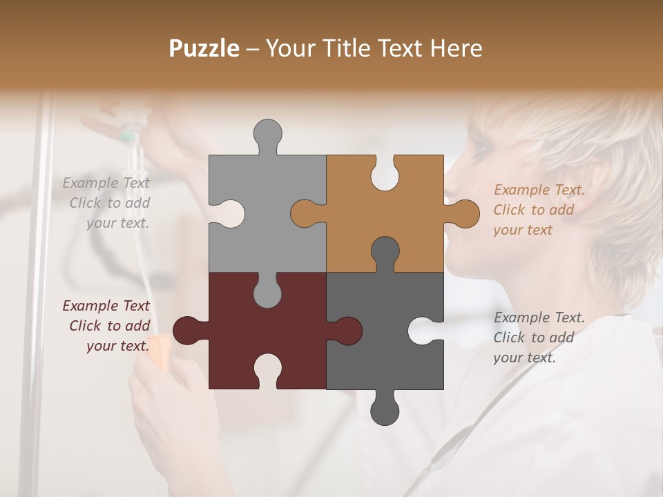 Suspended Nursing Treatment PowerPoint Template