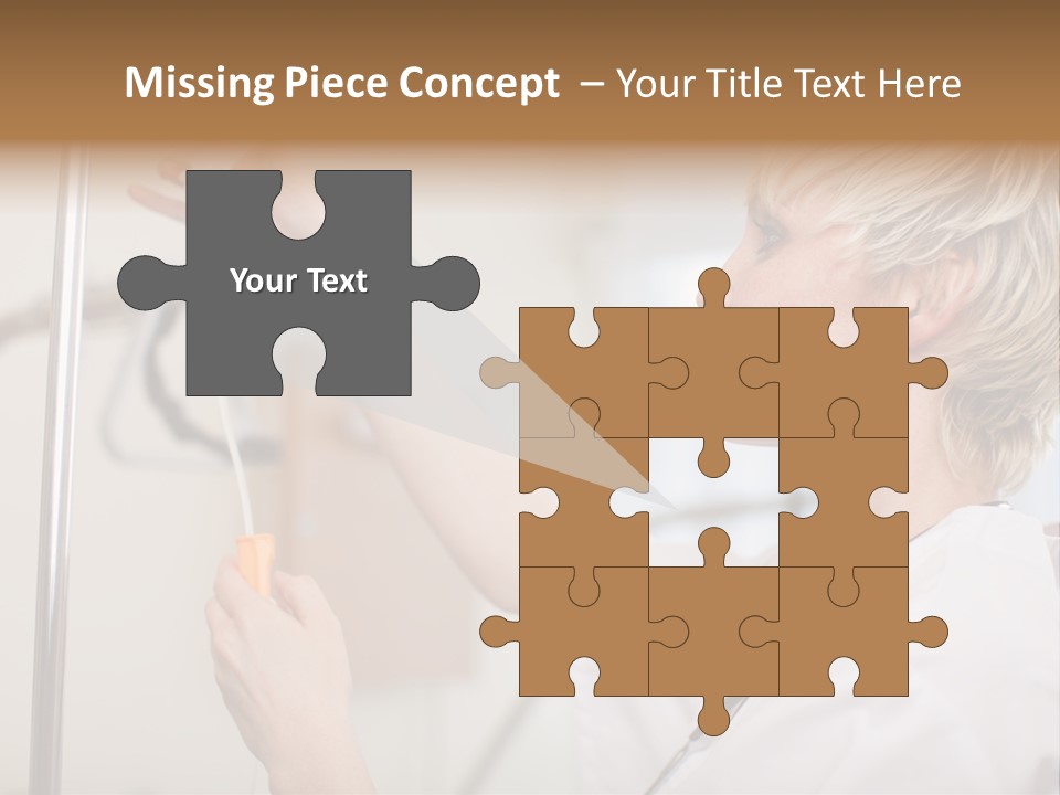 Suspended Nursing Treatment PowerPoint Template