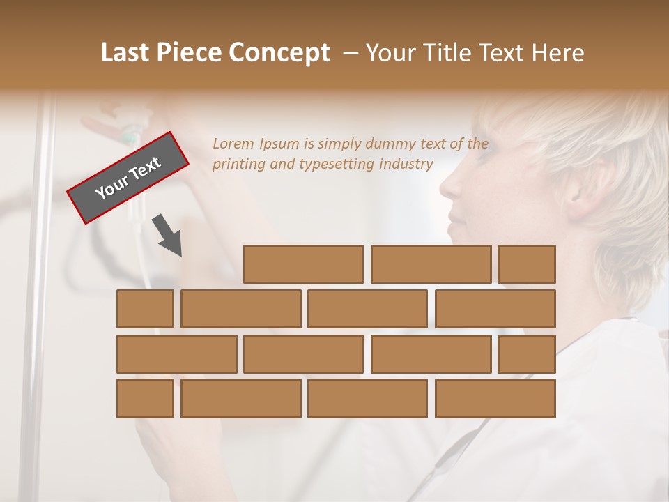 Suspended Nursing Treatment PowerPoint Template