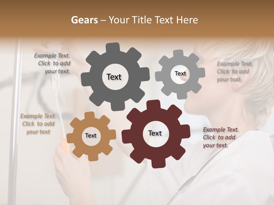 Suspended Nursing Treatment PowerPoint Template