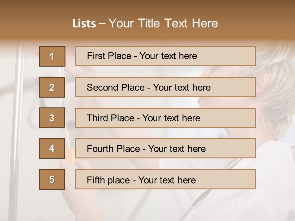 Suspended Nursing Treatment PowerPoint Template