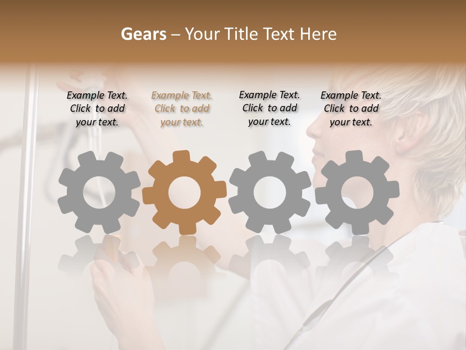 Suspended Nursing Treatment PowerPoint Template