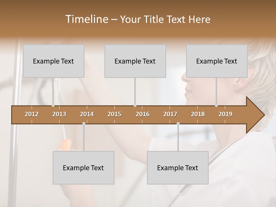 Suspended Nursing Treatment PowerPoint Template