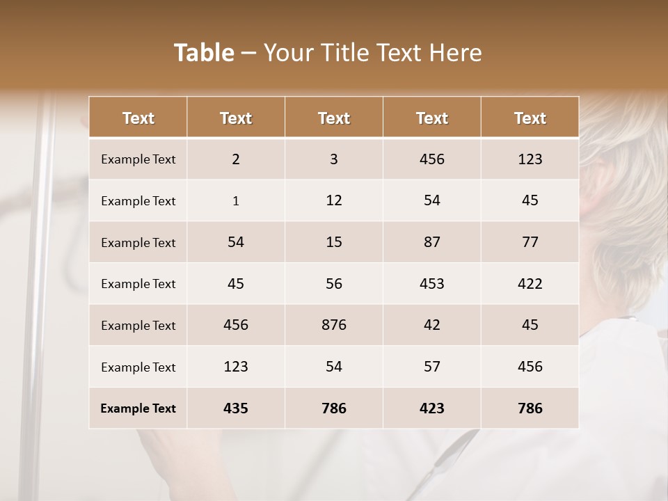 Suspended Nursing Treatment PowerPoint Template