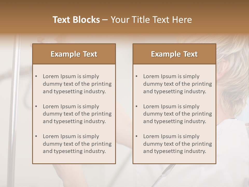 Suspended Nursing Treatment PowerPoint Template