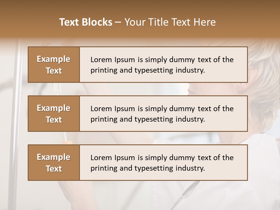 Suspended Nursing Treatment PowerPoint Template