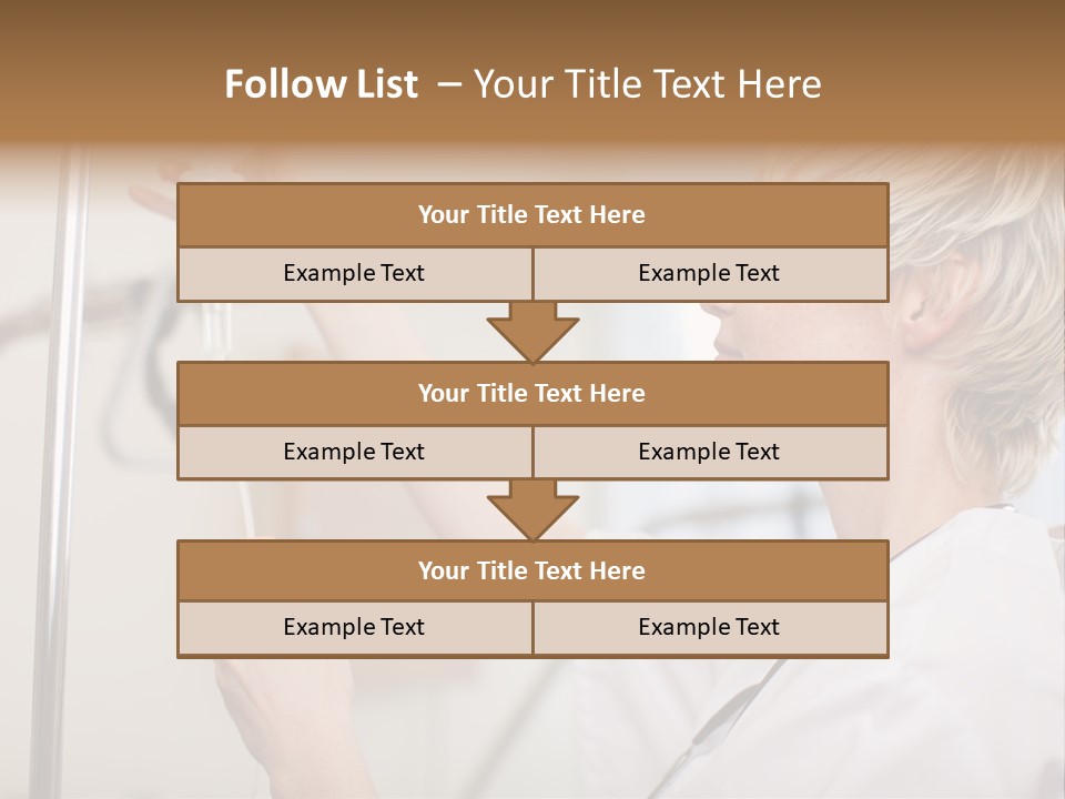 Suspended Nursing Treatment PowerPoint Template