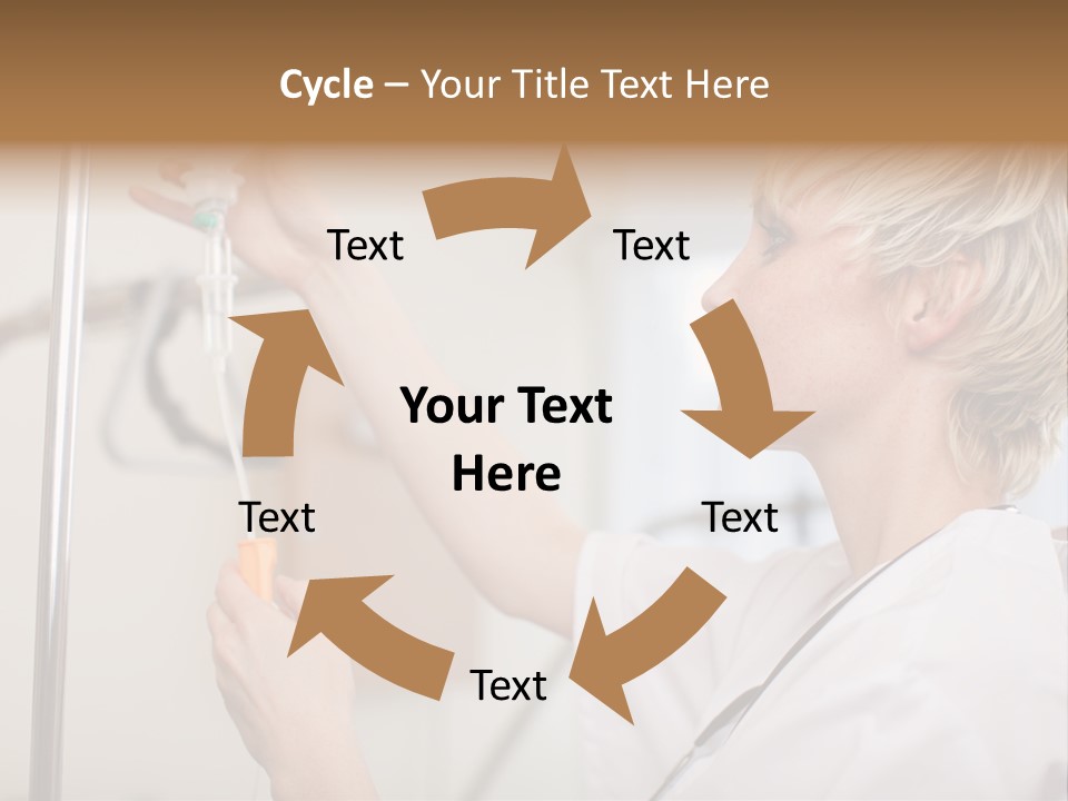 Suspended Nursing Treatment PowerPoint Template