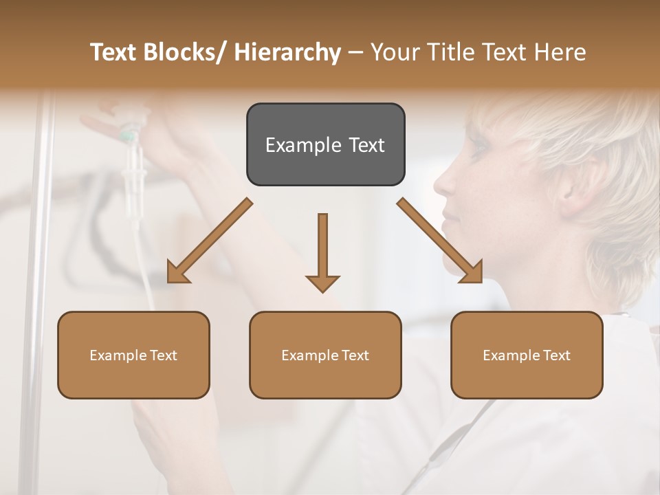 Suspended Nursing Treatment PowerPoint Template