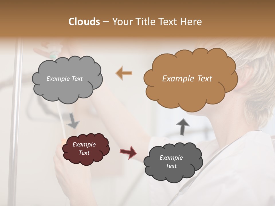 Suspended Nursing Treatment PowerPoint Template