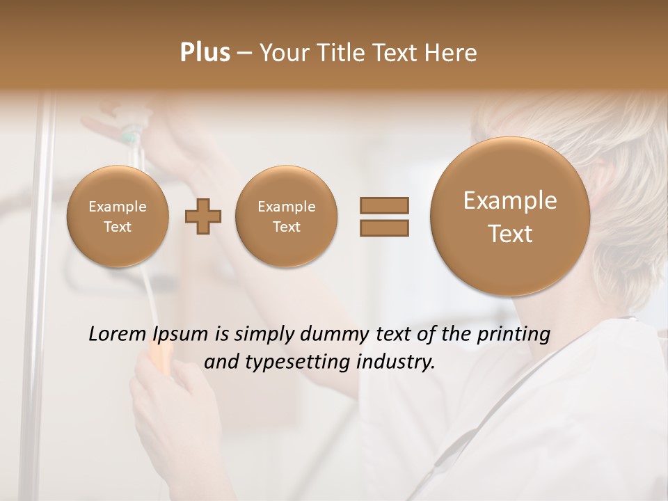 Suspended Nursing Treatment PowerPoint Template