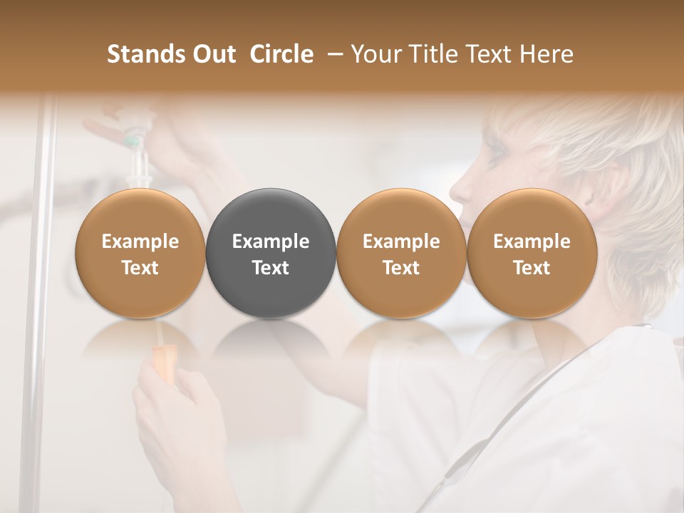 Suspended Nursing Treatment PowerPoint Template