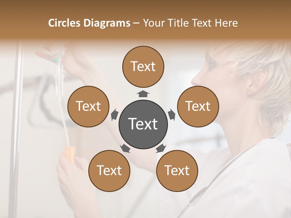 Suspended Nursing Treatment PowerPoint Template