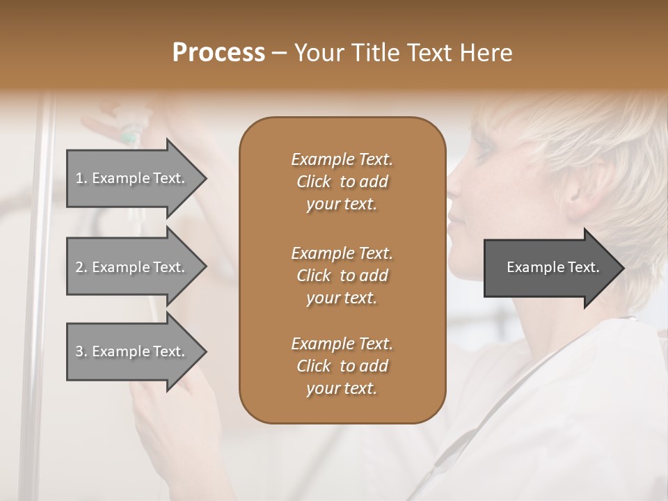 Suspended Nursing Treatment PowerPoint Template