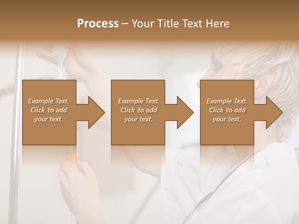 Suspended Nursing Treatment PowerPoint Template