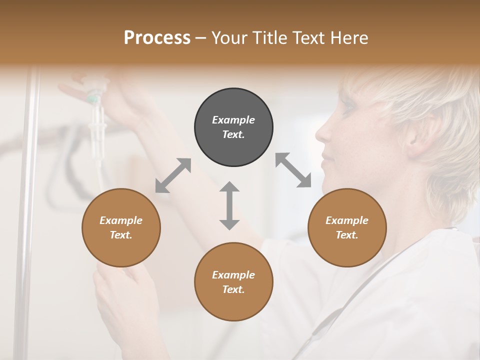 Suspended Nursing Treatment PowerPoint Template