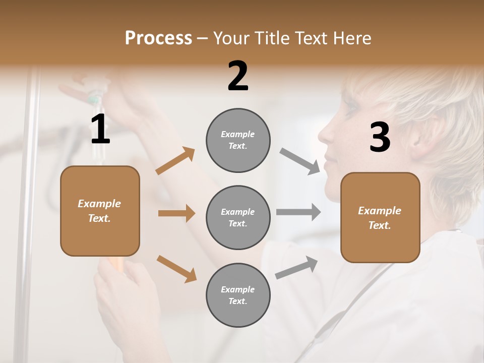 Suspended Nursing Treatment PowerPoint Template