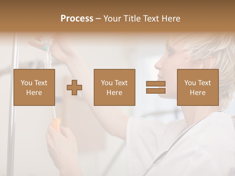Suspended Nursing Treatment PowerPoint Template