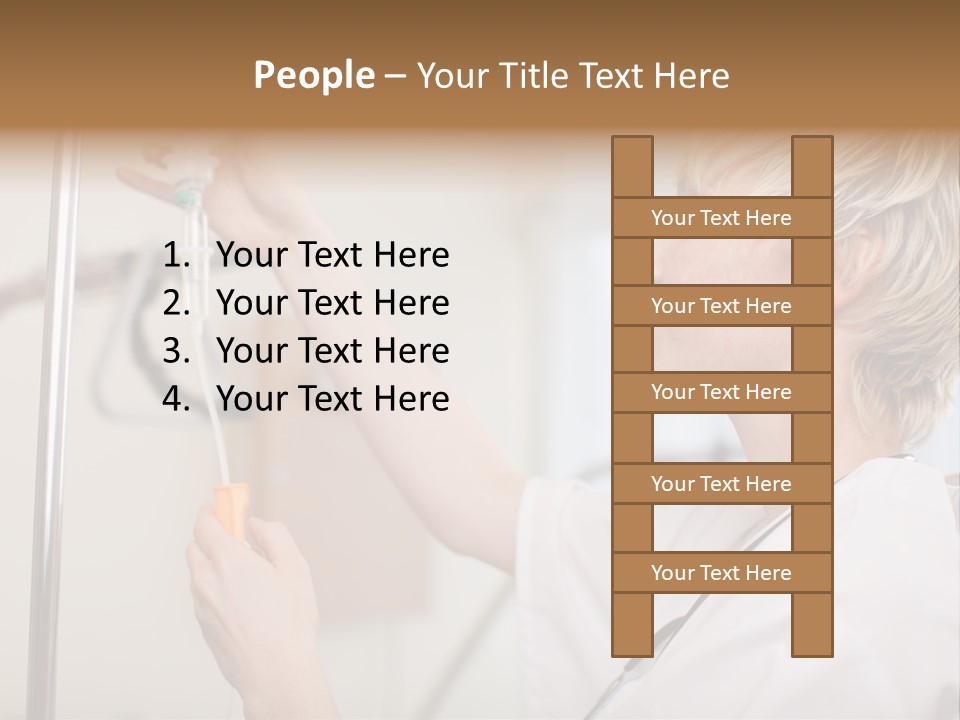 Suspended Nursing Treatment PowerPoint Template