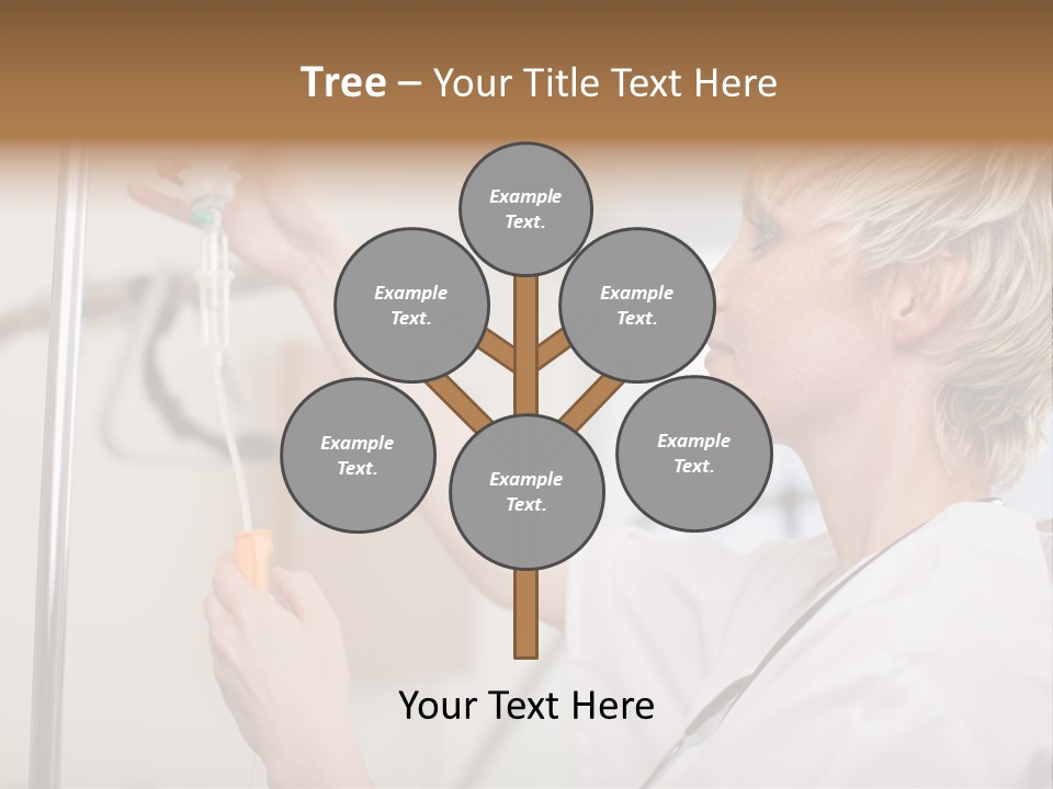 Suspended Nursing Treatment PowerPoint Template
