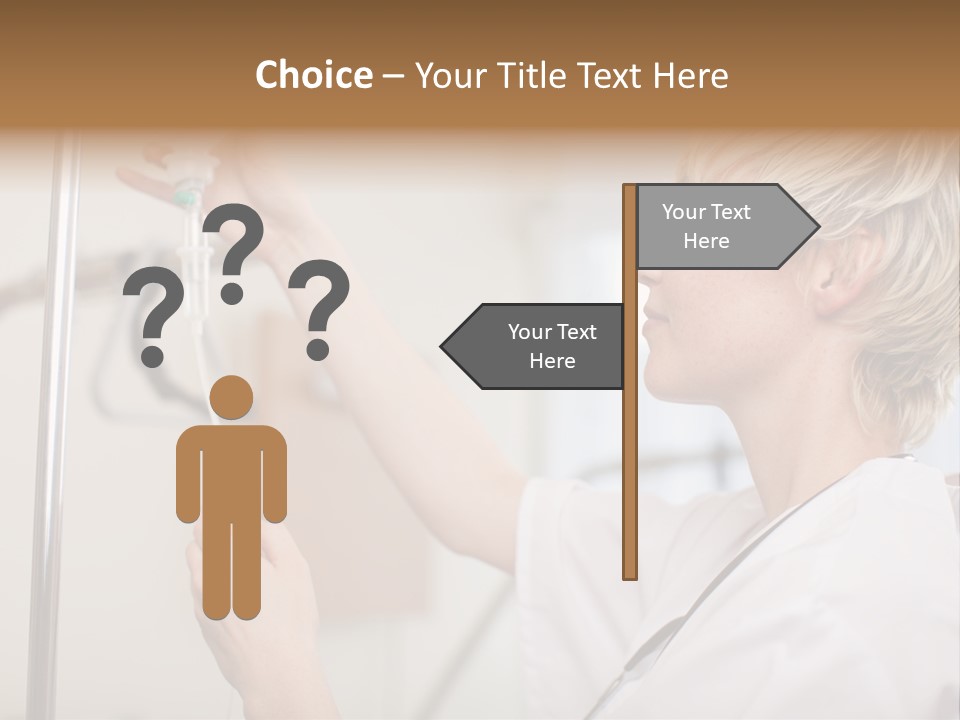 Suspended Nursing Treatment PowerPoint Template