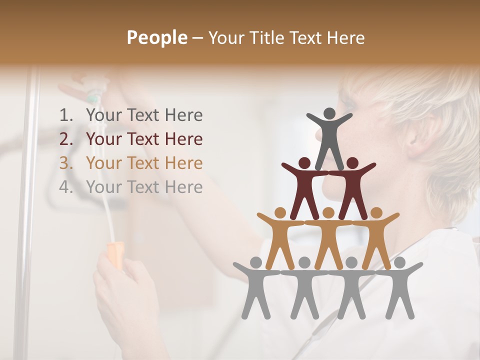 Suspended Nursing Treatment PowerPoint Template