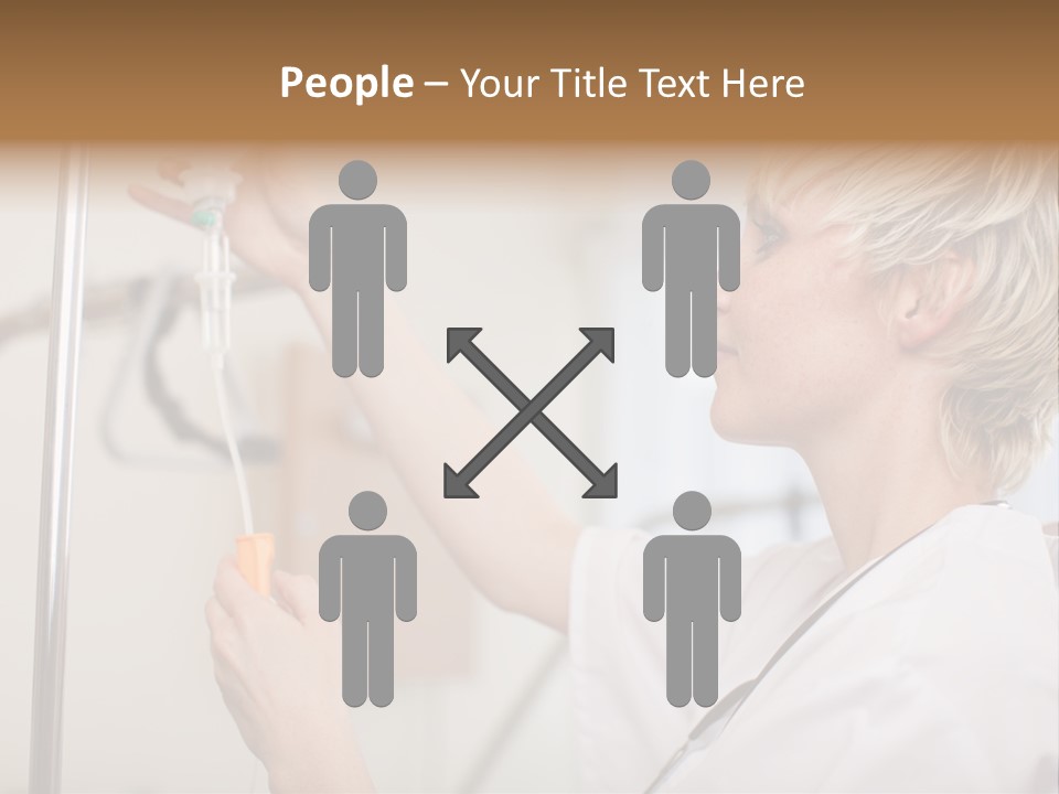 Suspended Nursing Treatment PowerPoint Template