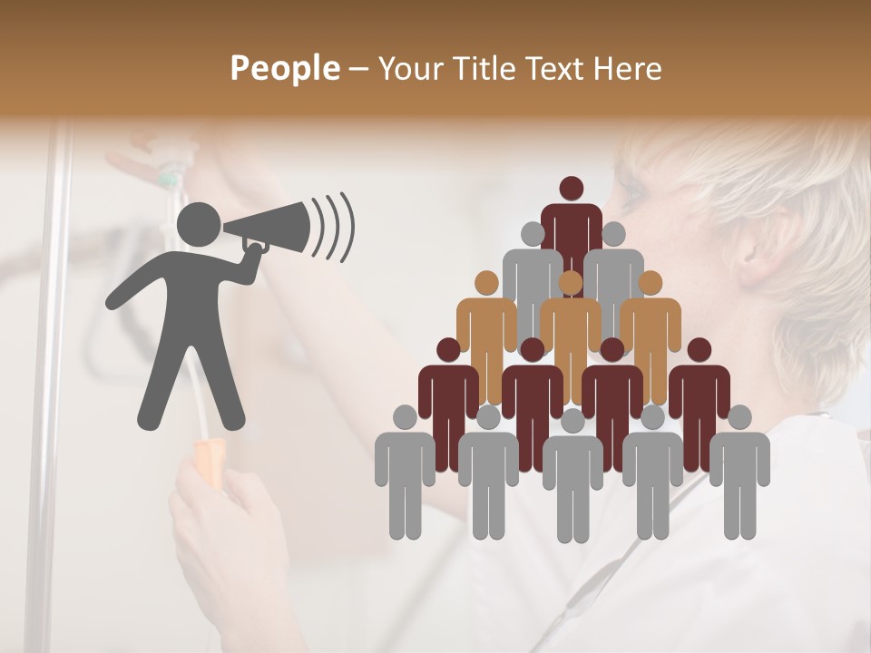 Suspended Nursing Treatment PowerPoint Template