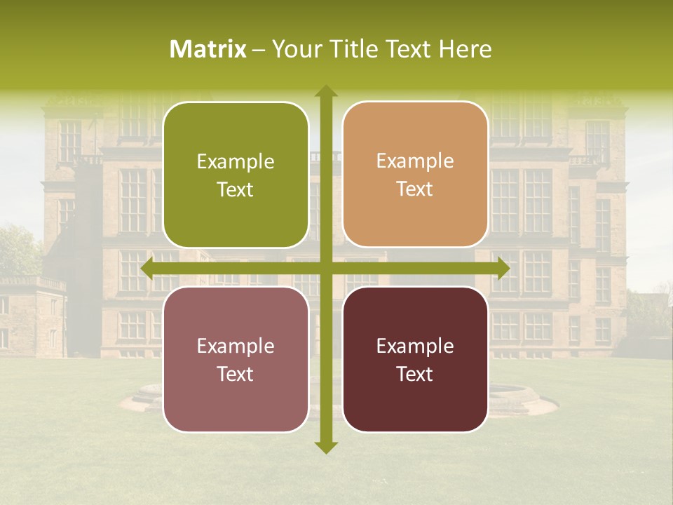 School Paper Supplies PowerPoint Template