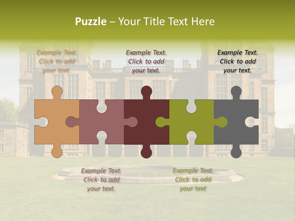 School Paper Supplies PowerPoint Template