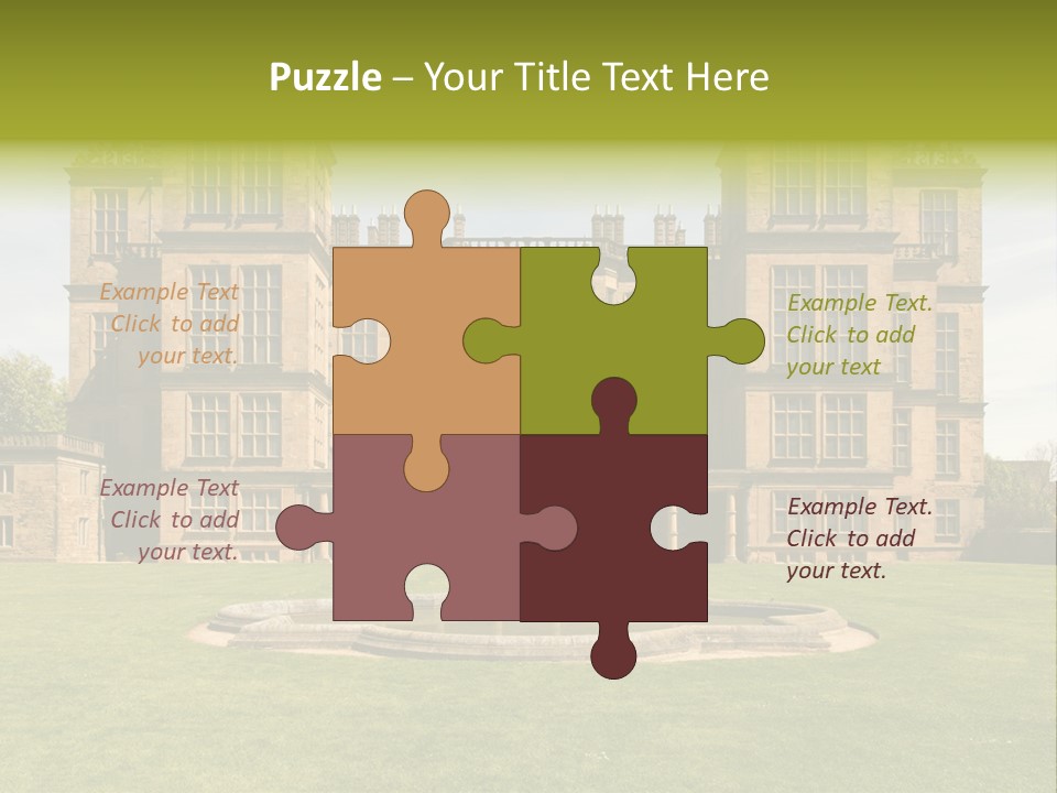 School Paper Supplies PowerPoint Template