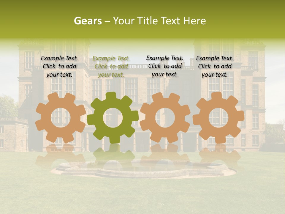 School Paper Supplies PowerPoint Template