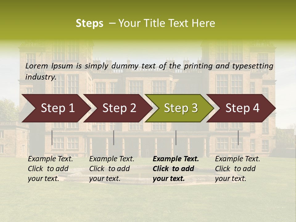 School Paper Supplies PowerPoint Template