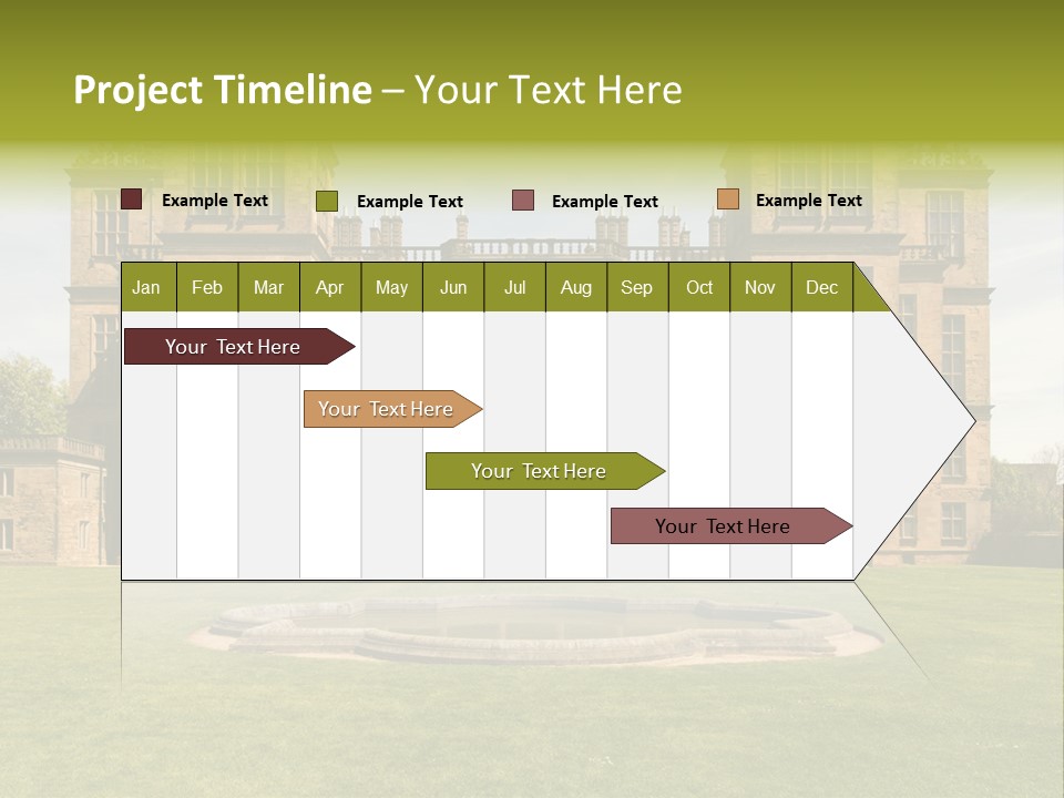 School Paper Supplies PowerPoint Template